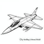 Historic WW2 Fighter Jet Coloring Sheets 3