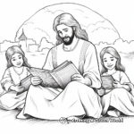 Historical Bible Story Coloring Sheets for Adults 1