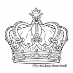 Historical Crown Designs Coloring Sheets 1