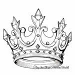 Historical Crown Designs Coloring Sheets 3