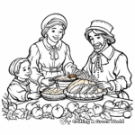 Historical First Thanksgiving Coloring Pages 4