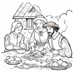 Historical Pilgrim's Life Coloring Pages 3