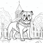 Historical University of Georgia Bulldog Coloring Pages 4