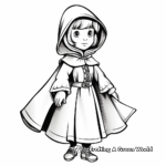 Historically Accurate Pilgrim Clothing Coloring Pages 1