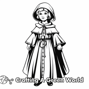 Pilgrim Coloring Pages - Free &amp; Printable!