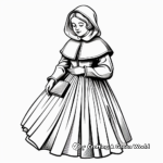 Historically Accurate Pilgrim Clothing Coloring Pages 4