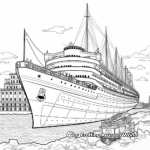 Historically-Inspired Titanic First Class Suite Coloring Pages 1