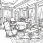 Historically-Inspired Titanic First Class Suite Coloring Pages 4