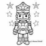 Holiday-Themed Nutcracker Coloring Pages 2