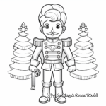 Holiday-Themed Nutcracker Coloring Pages 4