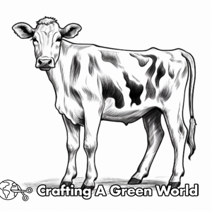 Cow Coloring Pages - Free &amp; Printable!