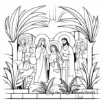 Holy Week and Palm Sunday Coloring Pages 4