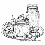 Homemade Apple Jam Coloring Sheets 1