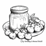 Homemade Apple Jam Coloring Sheets 2