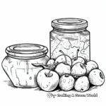 Homemade Apple Jam Coloring Sheets 3