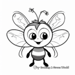 Honeybee Coloring Pages for Nature Lovers 3