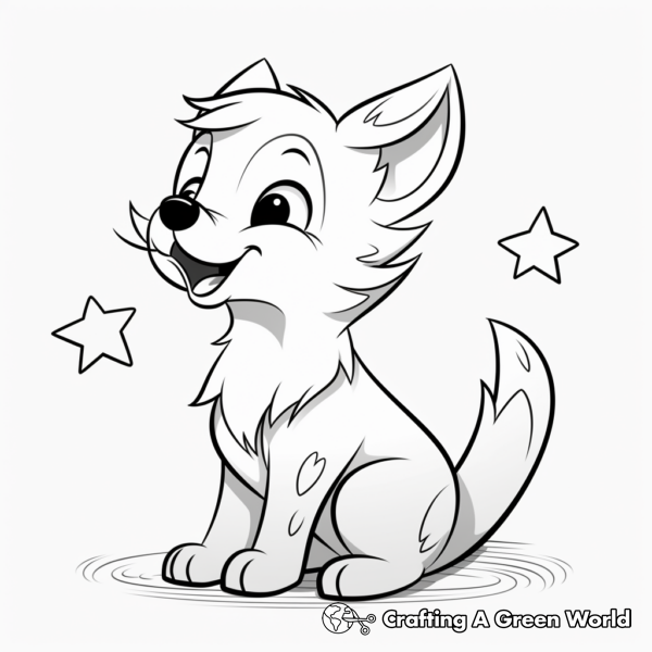 Wolf Pup Coloring Pages - Free &amp; Printable!
