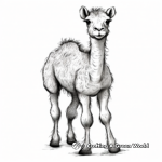 Hump Day Camel Wednesday Coloring Pages 2
