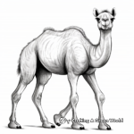 Hump Day Camel Wednesday Coloring Pages 3