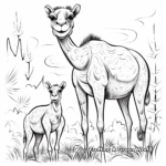Hump Day Camel Wednesday Coloring Pages 4