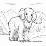 Ice Age Woolly Mammoth Coloring Pages 2