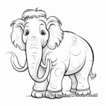 Ice Age Woolly Mammoth Coloring Pages 3