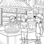 Ice Cream Shop Coloring Pages 3