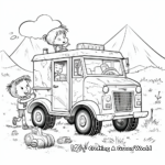 Ice Cream Truck at Field Day Coloring Pages 2