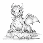 Ice Dragon Adult Coloring Pages 2