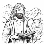 Iconic Bible Character Coloring Pages 1