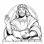 Iconic Bible Character Coloring Pages 2
