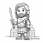 Iconic Bible Character Coloring Pages 3