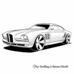 Iconic Car Model Coloring Pages 1