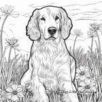 Iconic Irish Setter St. Patrick's Day Coloring Pages 3