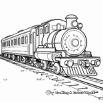 Iconic The Polar Express Coloring Pages 2