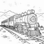 Iconic The Polar Express Coloring Pages 4