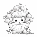 Icy Raspberry Sorbet Coloring Pages 4