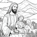 Illustrative Parables of Jesus Coloring Pages 1