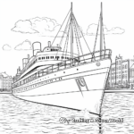 Illustrative Titanic Sinking Coloring Pages 2