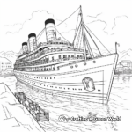 Illustrative Titanic Sinking Coloring Pages 3