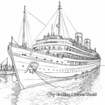 Illustrative Titanic Sinking Coloring Pages 4
