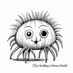 Imaginary Wednesday Creature Coloring Pages 4