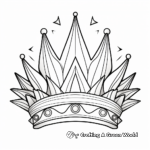 Imaginative Crown Coloring Pages for Creative Minds 3