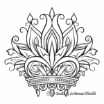 Imaginative Crown Coloring Pages for Creative Minds 4