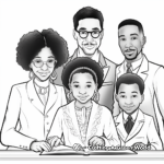 Impactful NAACP Founding Members Coloring Pages 3
