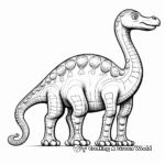 Impressive Apatosaurus Coloring Pages for Adults 1