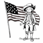 Impressive Betsy Ross Flag Coloring Sheets 1