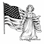 Impressive Betsy Ross Flag Coloring Sheets 2