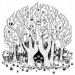 Impressive Forest Fire Coloring Pages 3