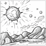 Impressive Meteor Strike Coloring Pages 4